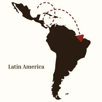 Map of Latin America, the region Christ Others Ministry's mission partnerships serve